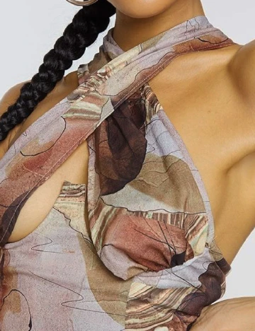 Top PRETTYLITTLETHING, mix culori Mix culori
