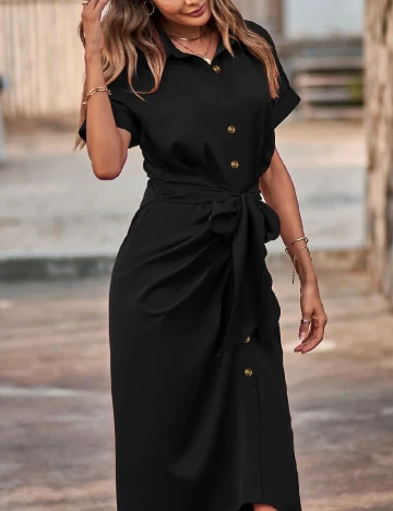 Rochie medie SHEIN, negru Negru