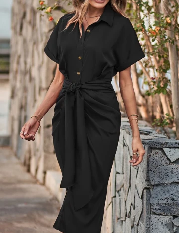 Rochie medie SHEIN, negru Negru