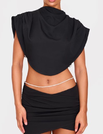 Fusta PRETTYLITTLETHING, negru