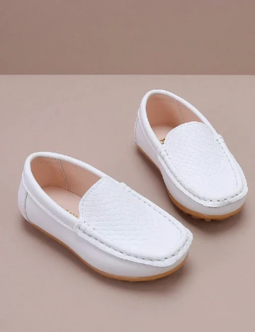 Mocasini Shein Kids, alb Alb