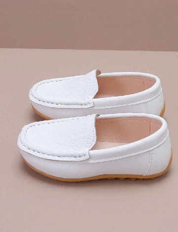 Mocasini Shein Kids, alb Alb