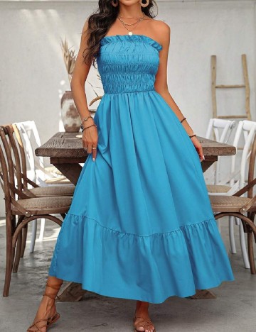 
						Rochie lunga SHEIN, albastru