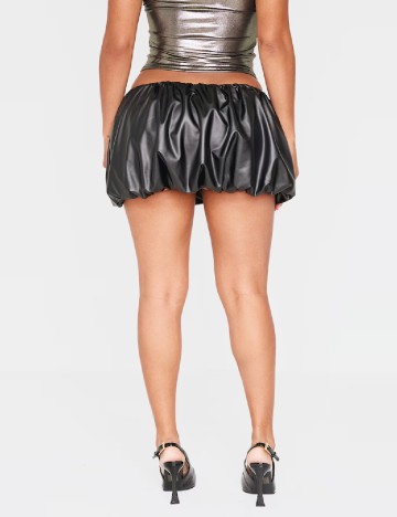 Fusta PRETTYLITTLETHING, negru
