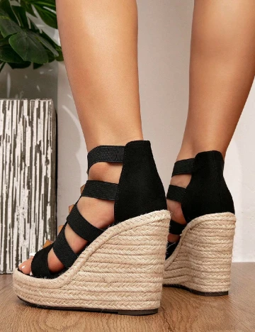 Sandale SHEIN, negru Negru