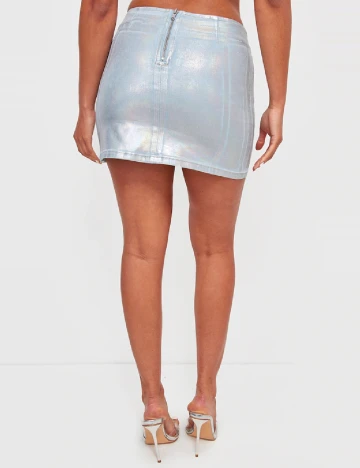 Fusta PRETTYLITTLETHING, albastru