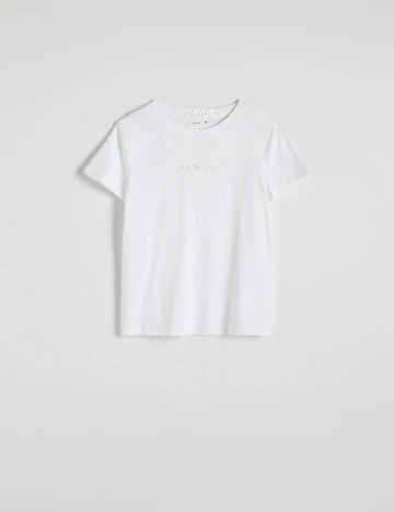 Tricou Reserved, alb