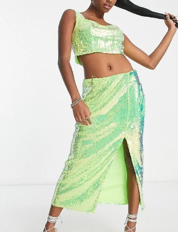 Top Collective The Label, verde Verde