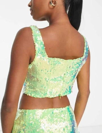 Top Collective The Label, verde Verde