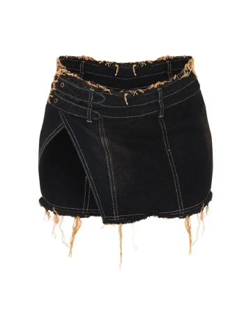 Fusta PRETTYLITTLETHING, negru