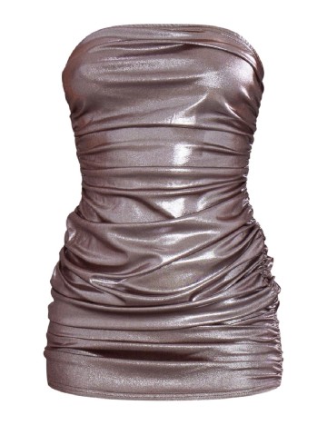Rochie scurta PRETTYLITTLETHING, gri