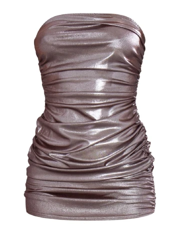 Rochie scurta PRETTYLITTLETHING, gri Gri