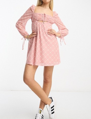 
						Rochie scurta the frolic, roz