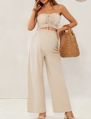Compleu SHEIN Maternity, crem