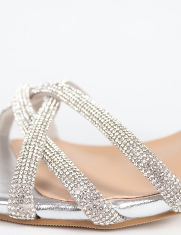 Sandale SHEIN, argintiu