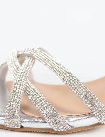 Sandale SHEIN, argintiu Gri