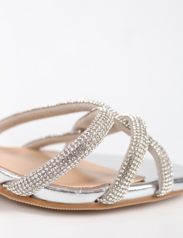 Sandale SHEIN, argintiu