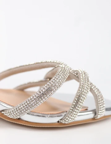Sandale SHEIN, argintiu Gri