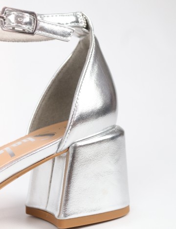 Sandale SHEIN, argintiu