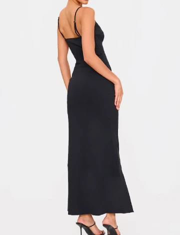 Rochie lunga PRETTYLITTLETHING, negru