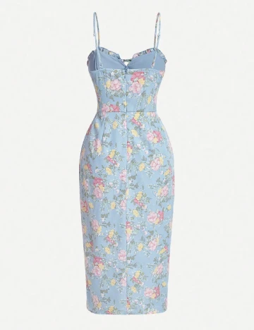Rochie medie SHEIN, bleu Albastru