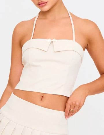 Top PRETTYLITTLETHING, bej