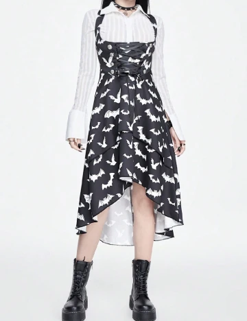 Rochie medie Romwe, negru