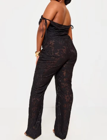 Salopeta PRETTYLITTLETHING Plus Size, negru