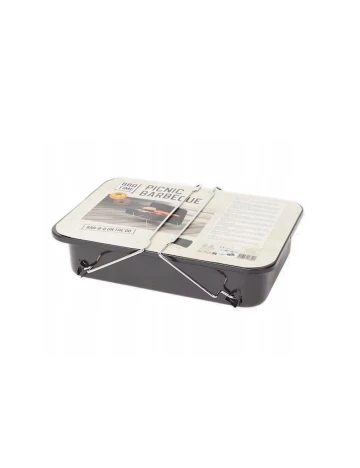 Gratar portabil BBQ TIME, negru Negru