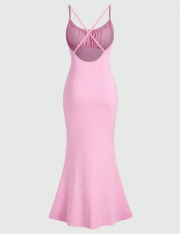 Rochie lunga SHEIN, roz
