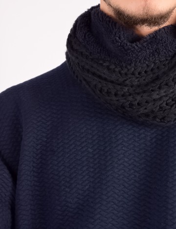 Fular Lefties, negru, UNIVERSAL