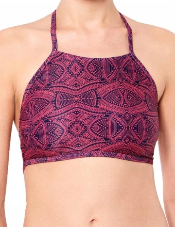 Bustiera de baie Sloggi by Triumph, roz/negru