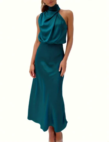 Rochie lunga SHEIN, turcoaz Albastru