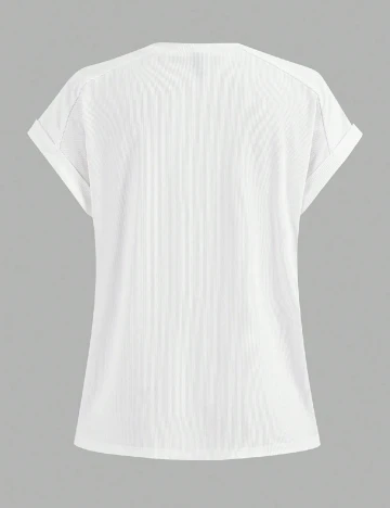 Tricou SHEIN, alb Alb