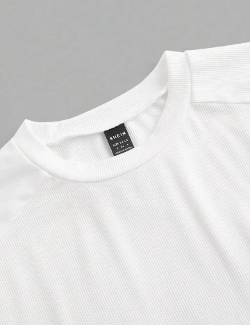 Tricou SHEIN, alb Alb