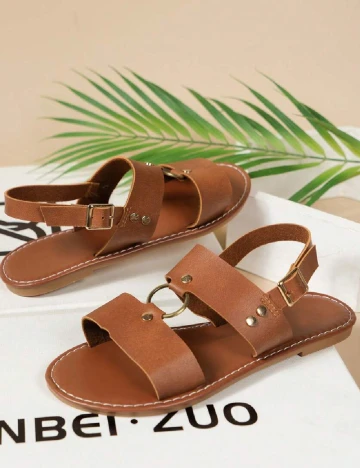 Sandale SHEIN, maro
