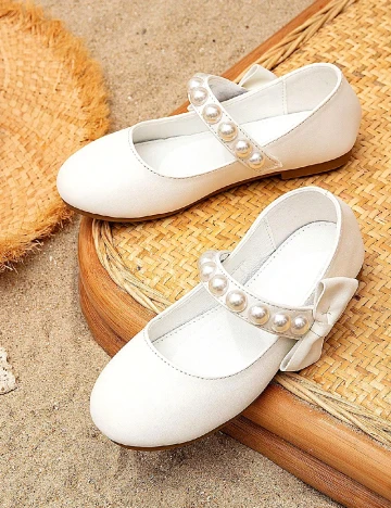 Balerini Shein Kids, alb Alb