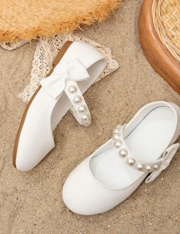 Balerini Shein Kids, alb Alb