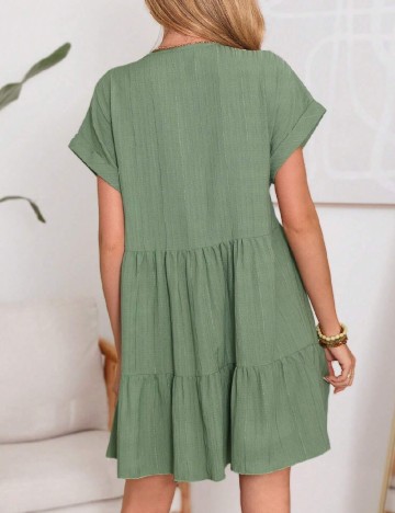 Rochie scurta SHEIN, verde