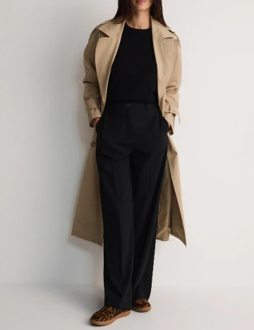 Pantaloni Reserved, negru Negru