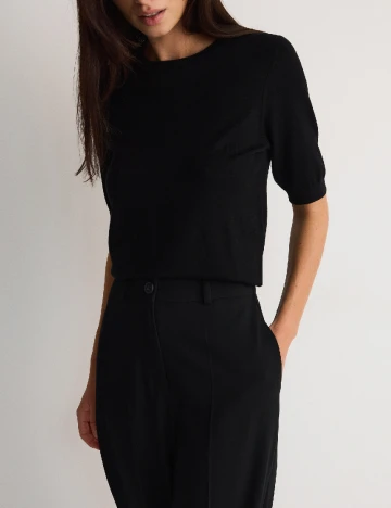 Pantaloni Reserved, negru Negru