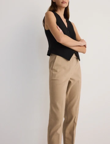 Pantaloni Reserved, crem Crem