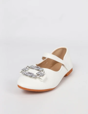 Balerini Shein Kids, alb Alb