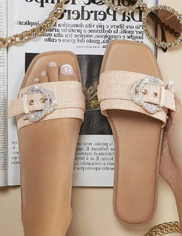 Slapi SHEIN, crem Crem