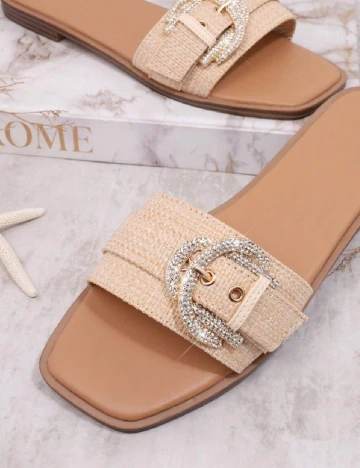 Slapi SHEIN, crem Crem