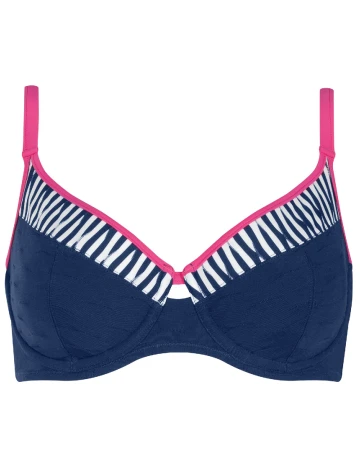 Sutien de baie Triumph, bleumarin inchis