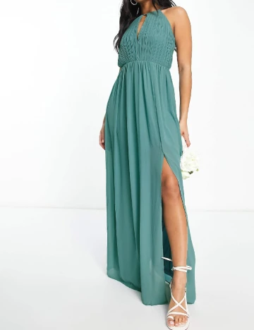Rochie lunga TFNC London, verde