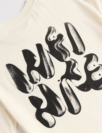 Tricou Reserved, crem