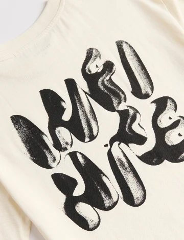 Tricou Reserved, crem