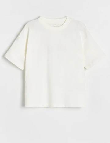 Tricou Reserved, alb